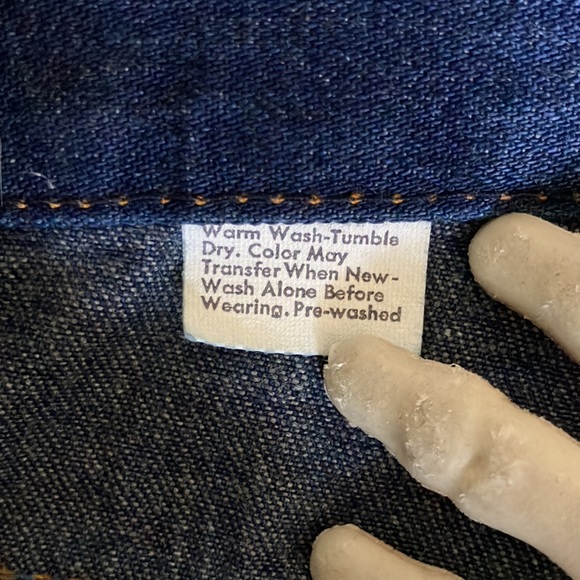 💀 SOLD 💀 Vintage 70s Levi's Plowboy Straight Leg High Waisted Jeans ~ Size 29 - Picture 7 of 9